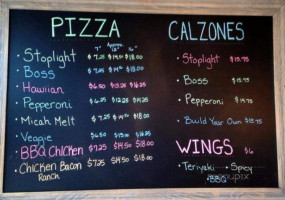 Union Stoplight menu