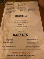 Goldmine Grill And Saloon menu