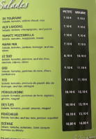 La Terr' Asandra menu