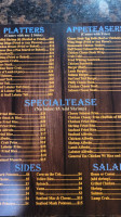 Frank's Place menu