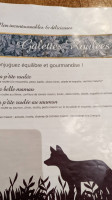 Le Moulin Vert menu