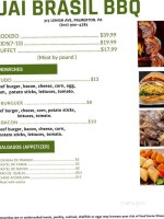 Uai Brazil menu