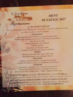 La Corte Ghiotta menu