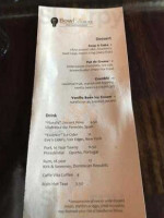 BowEdison Fine Food and Drink menu