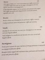 Bistro Vitalia menu