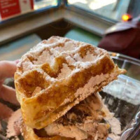 Boardwalk Waffles Ice Cream food