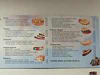 Porca L'oca menu