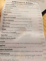 Arcadia Pizza menu