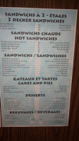 Pointe-Claire Deli menu