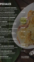 Y La Cachamera menu