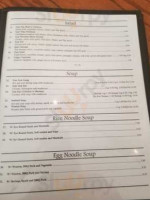 EE Sane Thai Cuisine menu