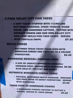 Valley City Chill And Grille menu