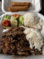 Mums Fish 'n Chips Teriyaki And Lumpia food