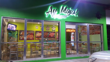 Ay Mojo Pizzas inside