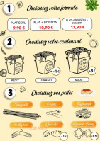 Ké Pasta menu