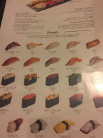 Momiji Japanese menu