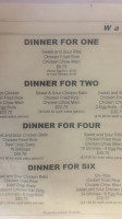 Wayne's Cafe menu