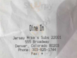 Jersey Mike's Subs food