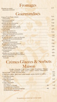 Auberge du Moulin menu