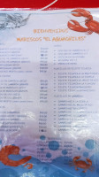 Mariscos El Aguachiles menu