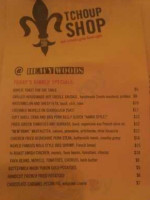 Heavy Woods menu