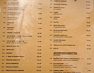 Esplanada Grill menu