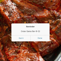 Gates & Son's Bar-B-Q food