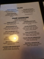 Broadway's Sports Grill menu