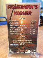 Fisherman's Korner menu