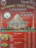 Mumbai Fast Food Cuisine Indienne inside