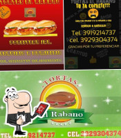 Tortas El Rabano food