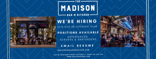 The Madison Bar & Kitchen food