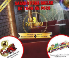 La Patrona menu