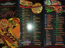 Roobic's Cafe menu