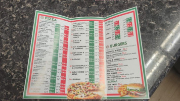 Andrews Original Pizza Pasta menu