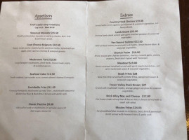 Brick Alley Bistro menu