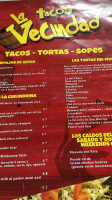 Tortas La Vecindad menu