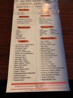 Sushi Ai menu