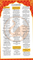 Tandoor Fine Indian Cuisine menu