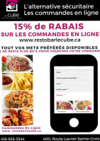 Resto Bar le Cube food