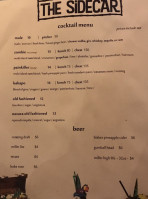 The Sidecar menu