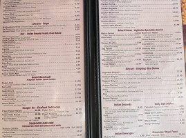 Zante's Pizza And Indian Cuisine menu