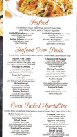 Tuscany Ristorante and Cafe menu