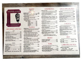 Central Gyros menu