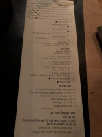 Black Bottle menu