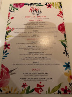 Arte Cafe menu