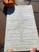 The Thirsty Owl Bistro menu