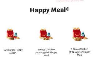 Mcdonald's food