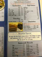 Petee's Drive In menu