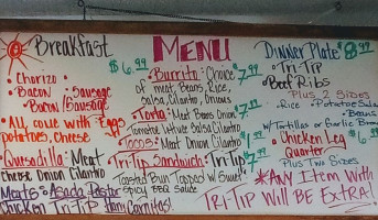 Los Berros Market Deli menu